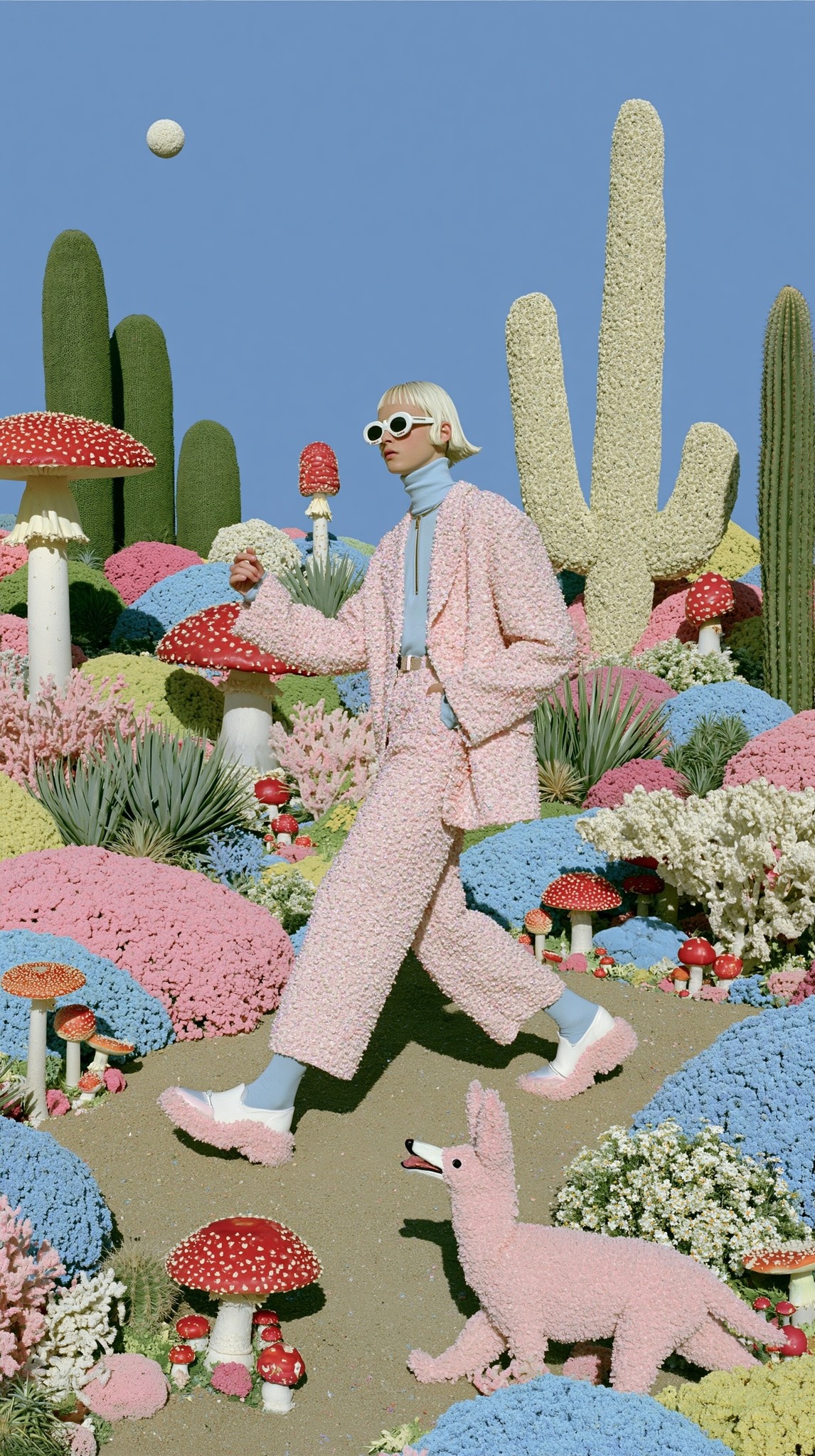 dancing in a pastel dream strange garden soft apocalypse...