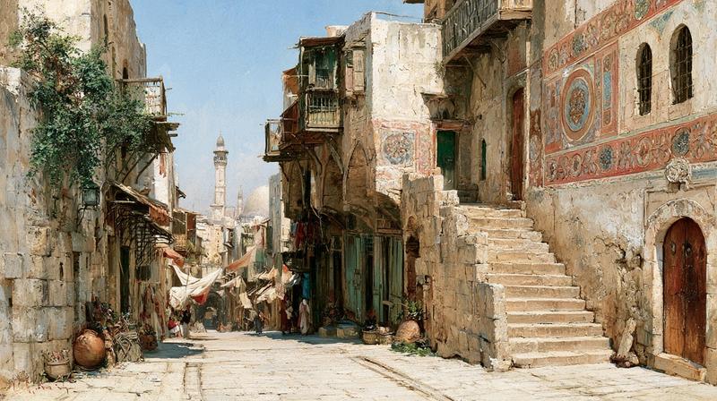 a painting by Augustus Osburne an old high income...