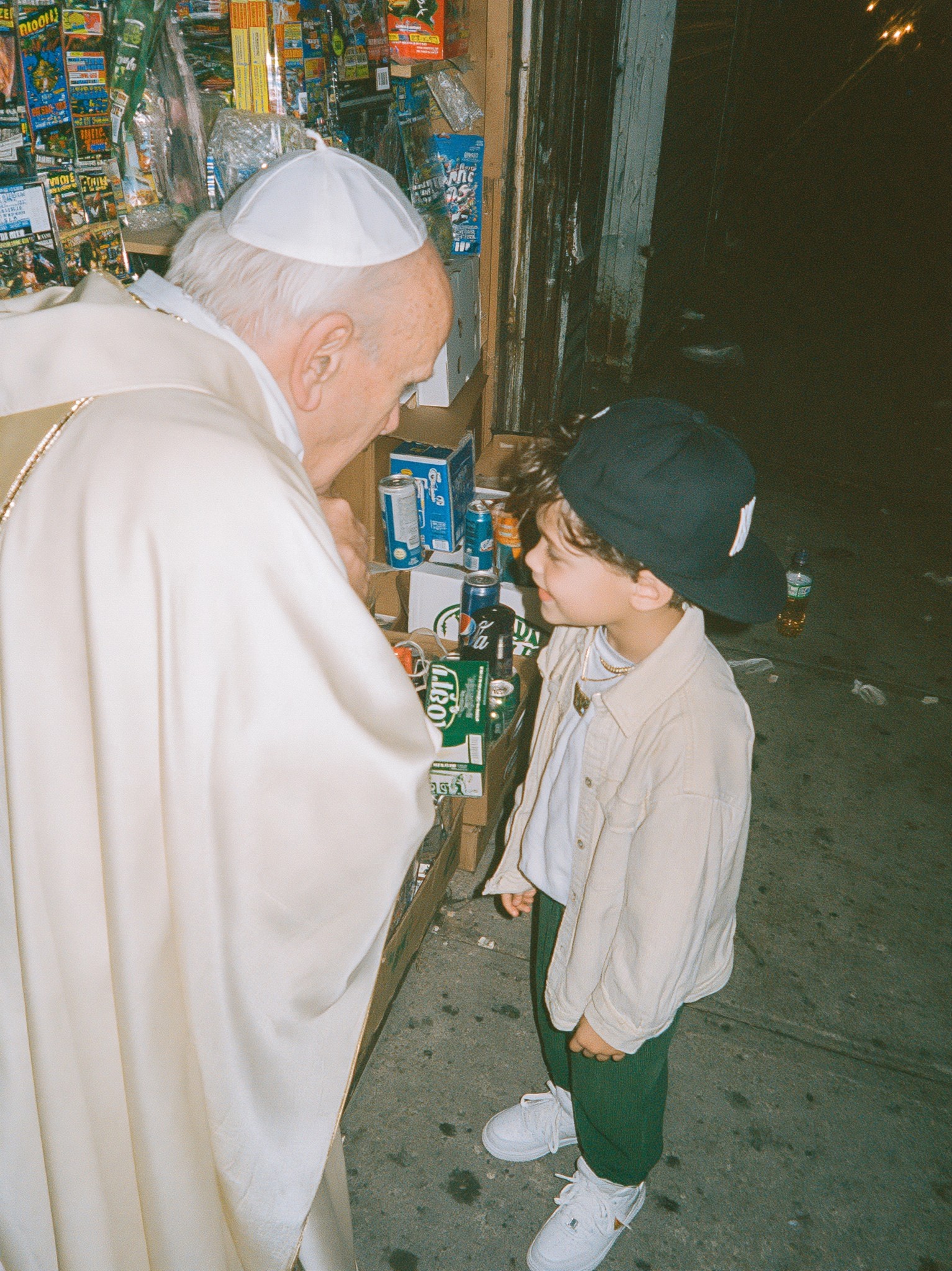 old priest getting out-negotiated by a nine-year-old rapper in...