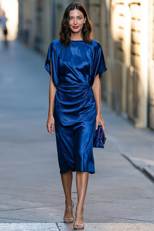 A 32-year-old Italian woman with an elegant demeanor and...