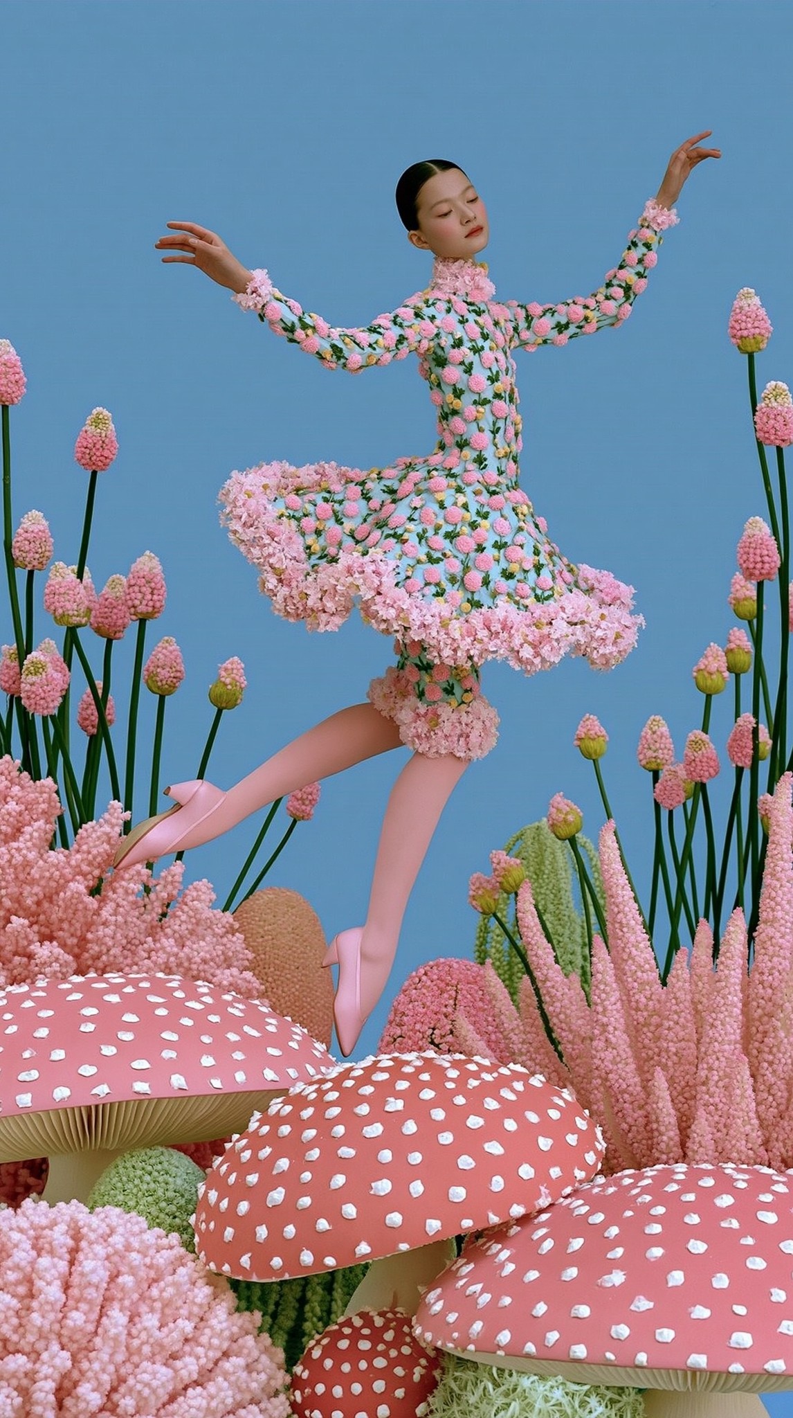 dancing in a pastel dream strange garden soft apocalypse...