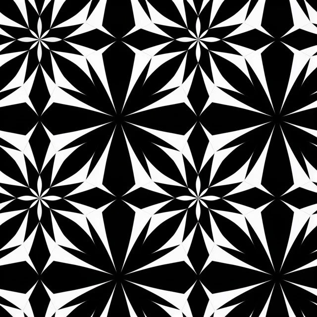black and white seamless vector repeat pattern for edgy...