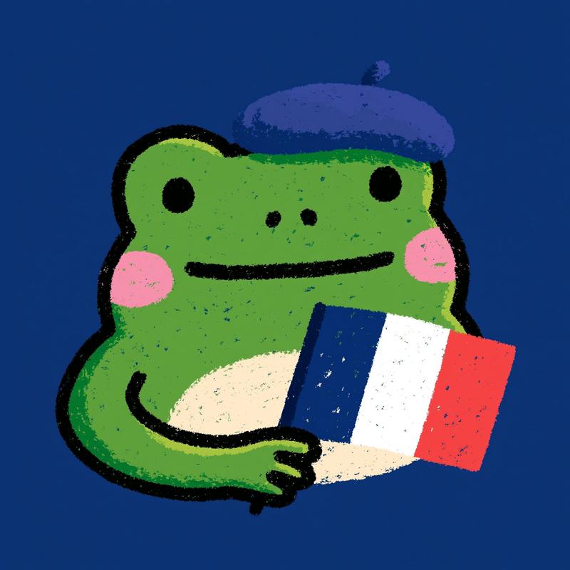 App icon for a French slang learning mobile app...