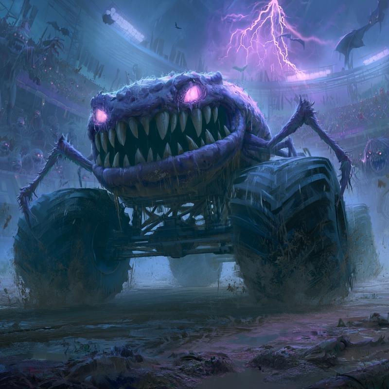 A monster truck that is actually a monster It...