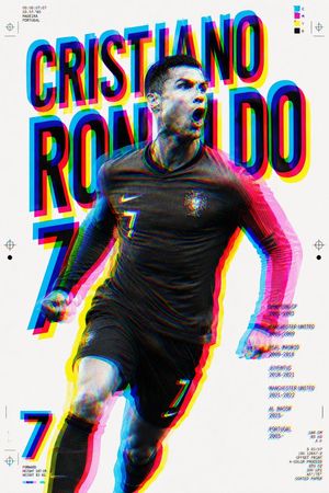 克里斯蒂亚诺·罗纳尔多 (Cristiano Ronaldo) 胶印海报