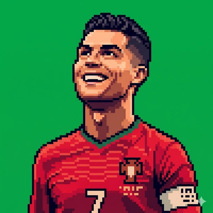 Retro Pixel Art Profile Picture