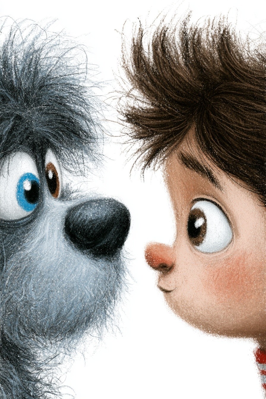 a simple illustration for a childrens book of a...