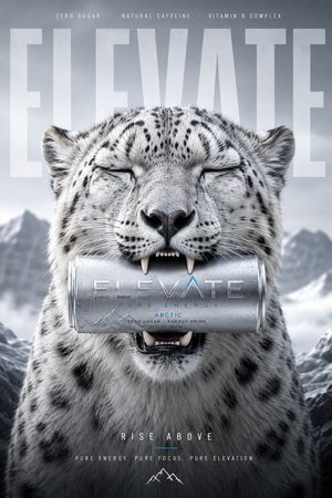奢华能量饮料 Snow Leopard 广告