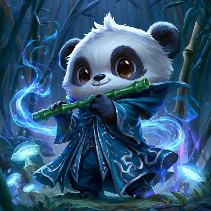 A very kawaii chibi square video game avatar of...