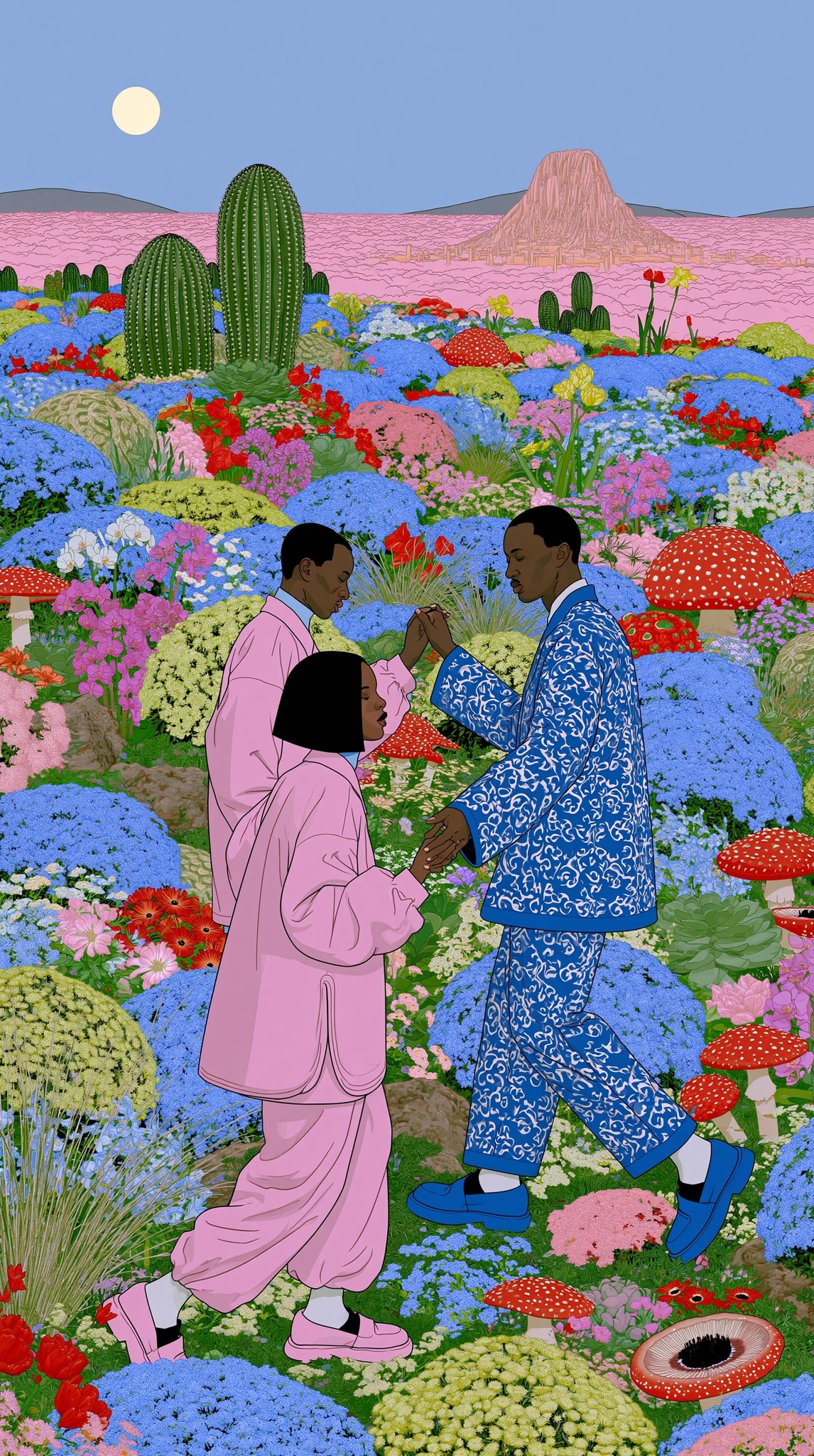 dancing in a pastel dream strange garden soft apocalypse...