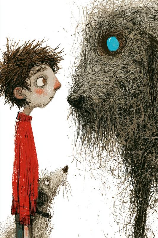 a simple illustration for a childrens book of a...