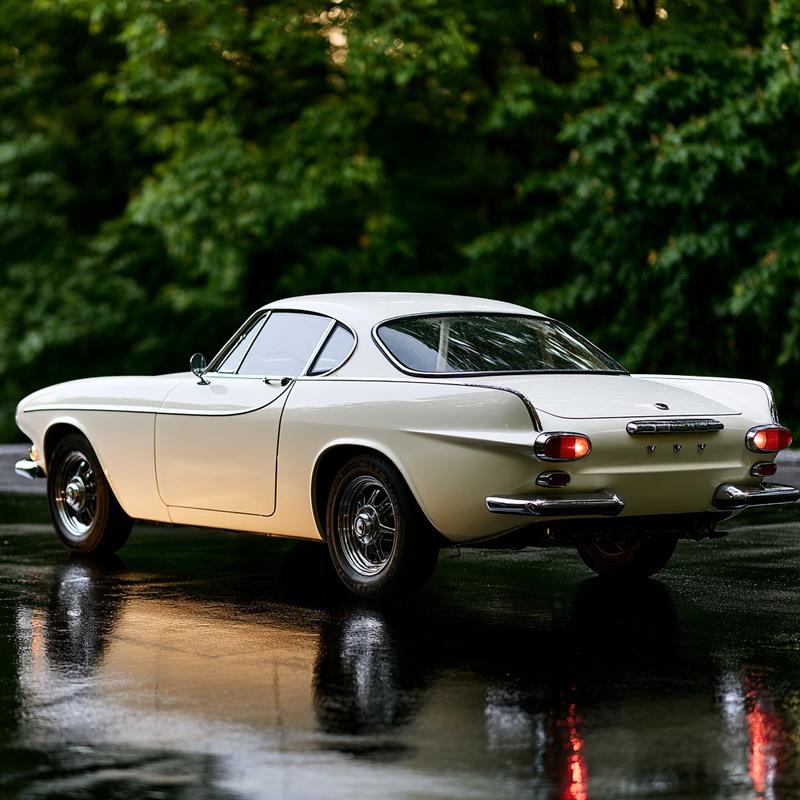 Commercial automotive photography of a factory standard 1966 Volvo...