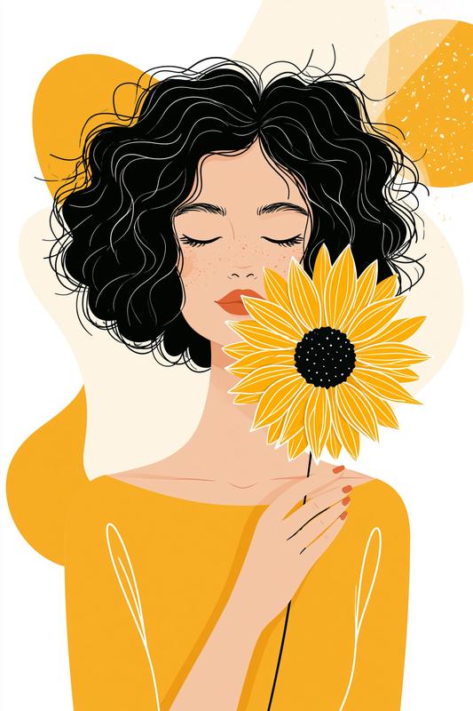 Stock image of a minimalist line art illustration of...