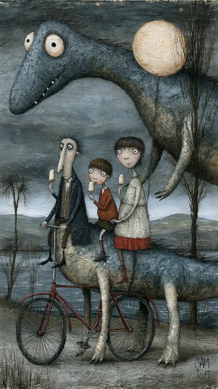 jean dubuffet sam toft illustration the loch ness monster...
