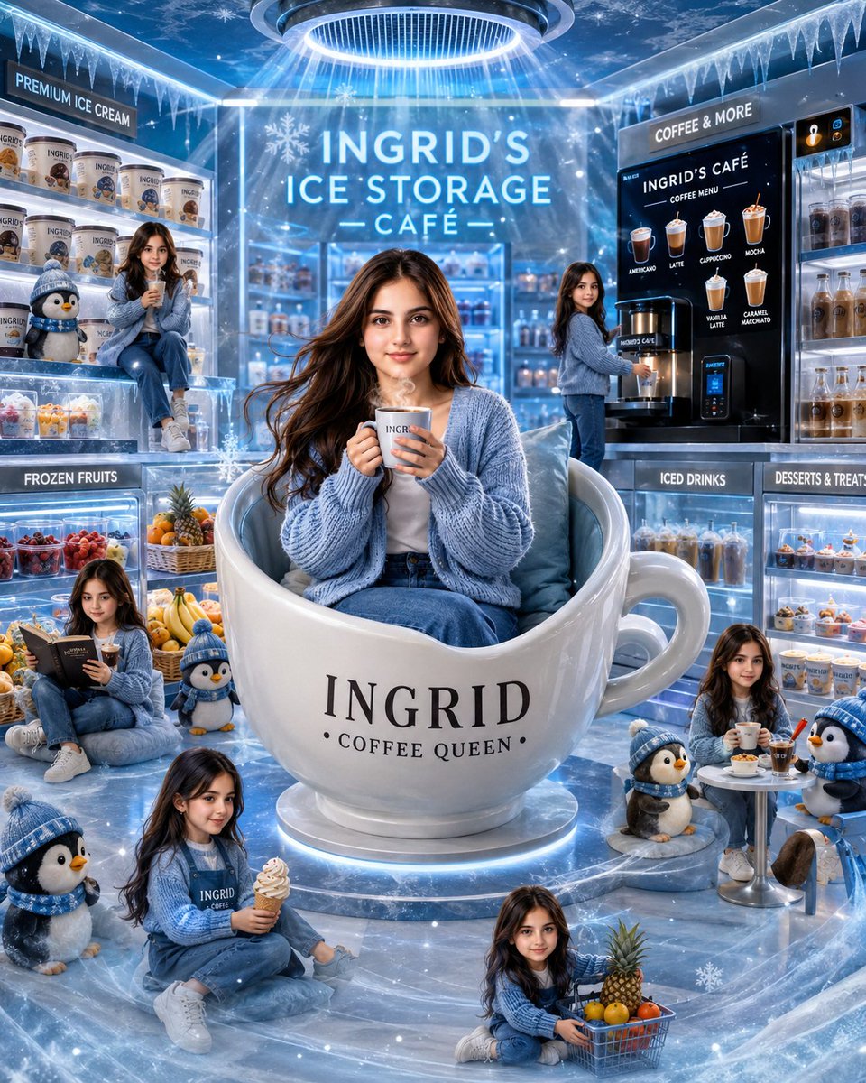 Ingrid 冰雪储藏室咖啡馆奇幻场景