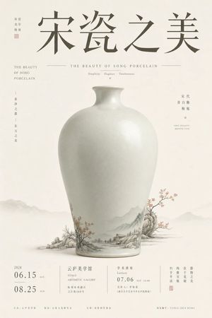 宋瓷展览海报