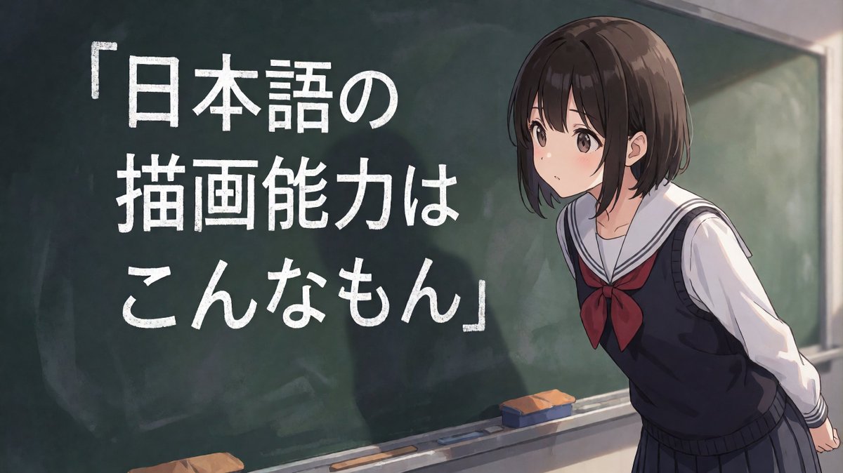 动漫女学生黑板引语
