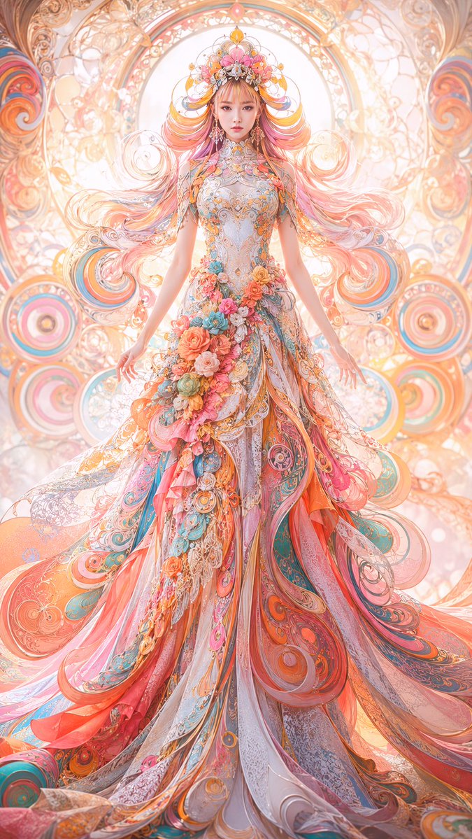 无面新艺术风格奇幻公主