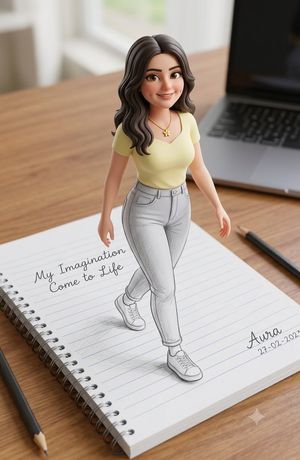 3D 错觉素描肖像