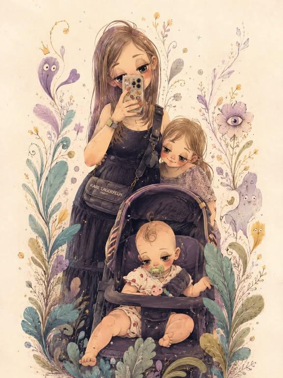 Whimsical Surreal Pastel Cartoon