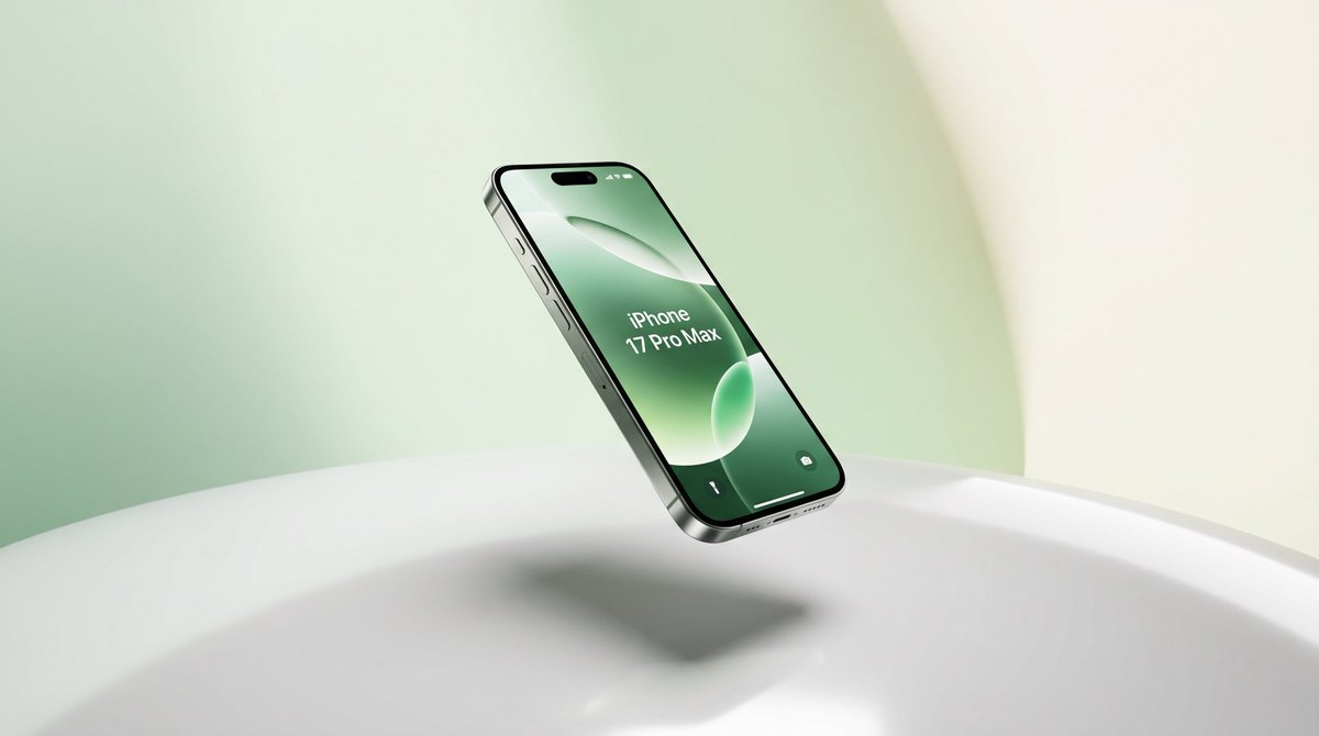 Floating iPhone Product Shot
