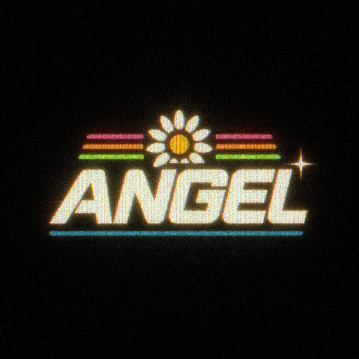 复古霓虹天使 Logo