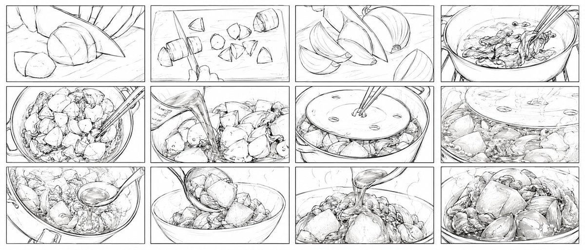 肉じゃがアニメ料理项目