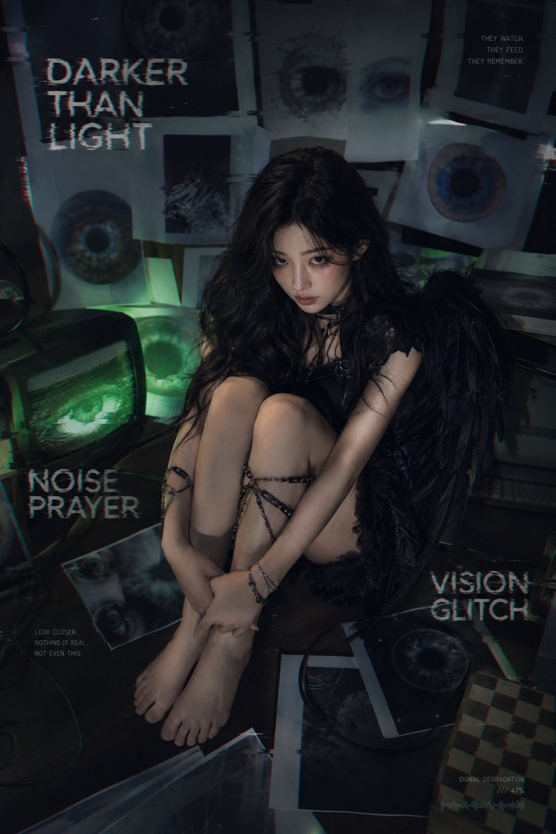 Dark Halo Cyber-Goth Poster