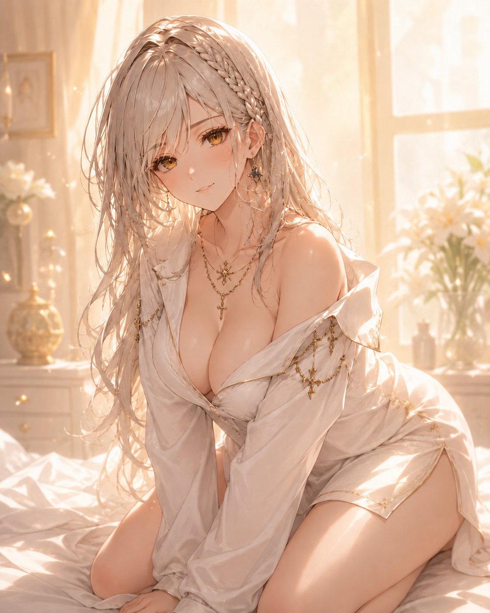 Golden Morning Anime Portrait