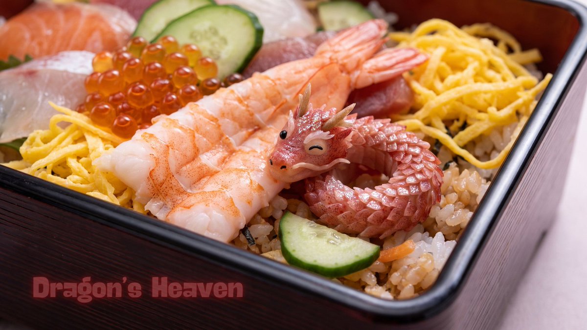 Shocked Dragon Opens Chirashi Sushi