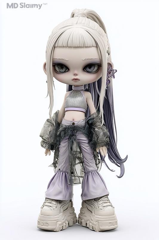 Full body standing stylized doll like Pop Mart blind...