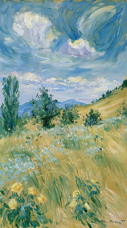 impressionism landscape painting style of berthe morisot and claude...