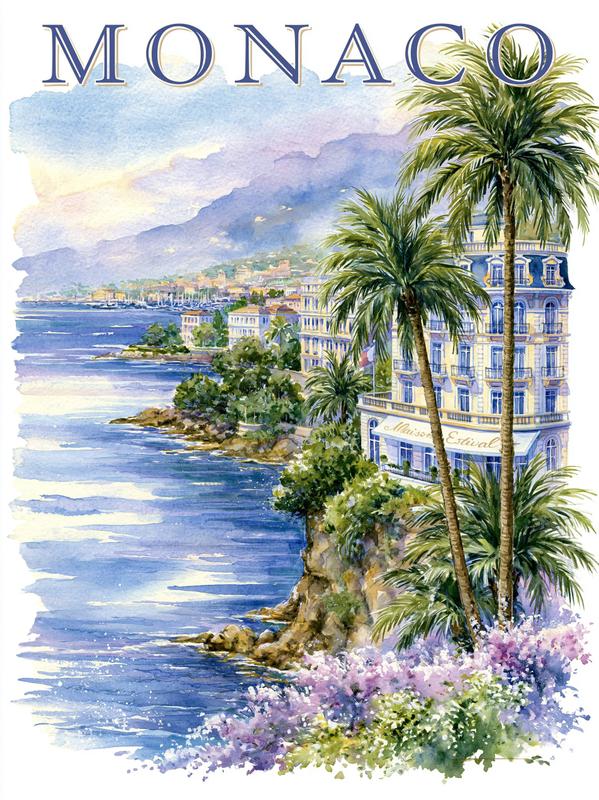 sophisticated watercolor graphic for t-shirt back a glamorous scenic...