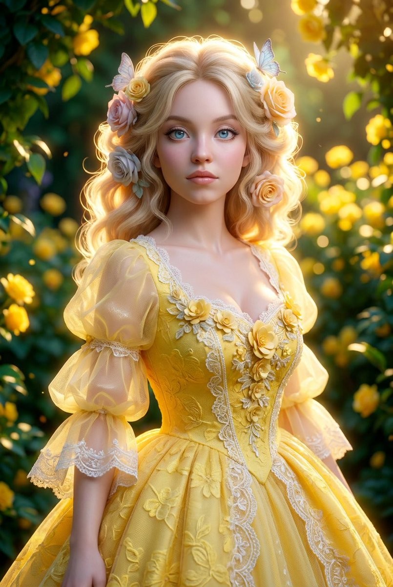 Ethereal Fantasy Princess Portrait