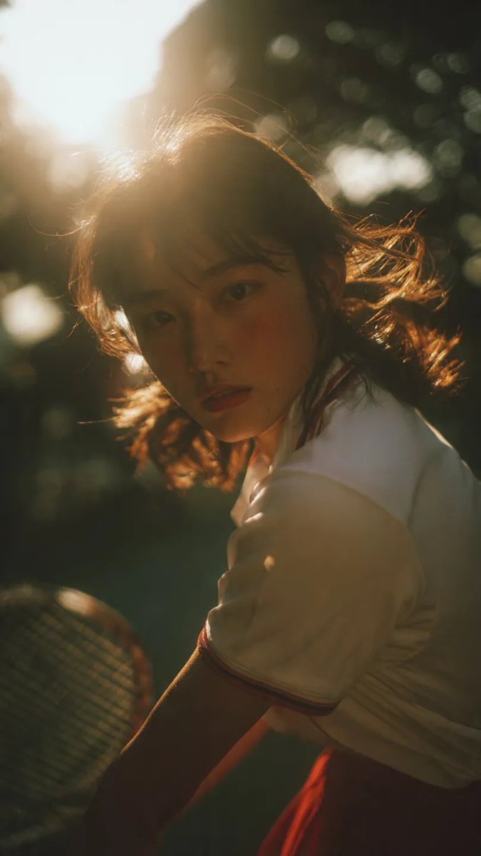 90s Japanese Film Tennis Match