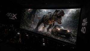 沉浸式 4DX 影院场景