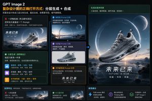 GPT Image 2 分层工作流信息图