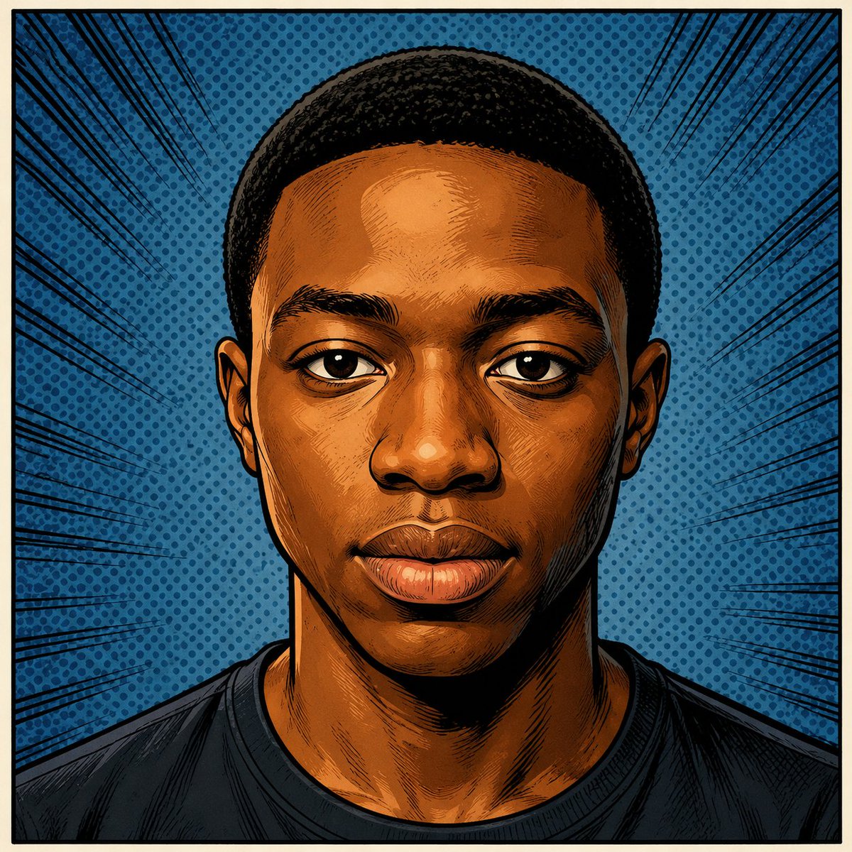 Cosmic Comic Portrait