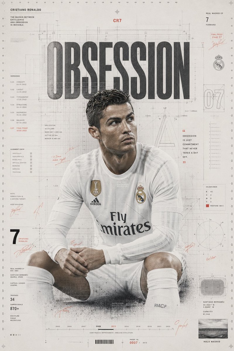 Cristiano Ronaldo 执着主题海报