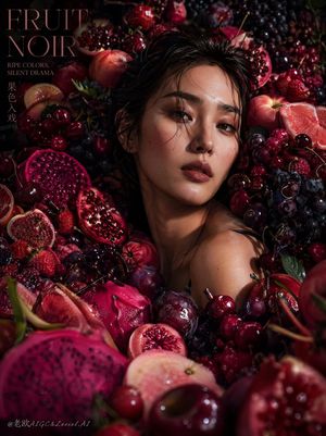 亚裔女性“果海”时尚大片人像