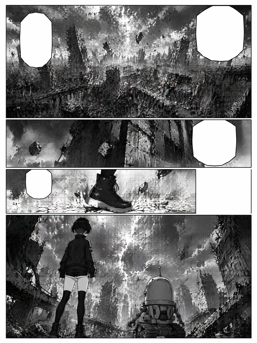 废墟科幻漫画页面