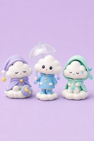迷你天气伙伴手办