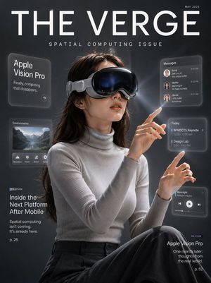 空间计算科技杂志封面