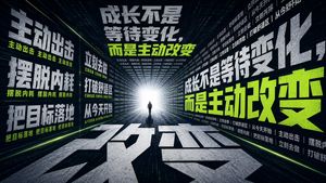 励志排版长廊