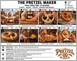 Pretzel Maker 分镜海报