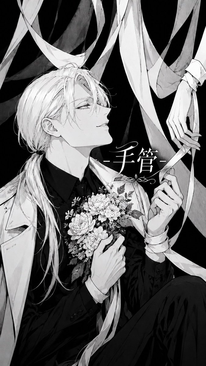 单色哥特式漫画专辑封面