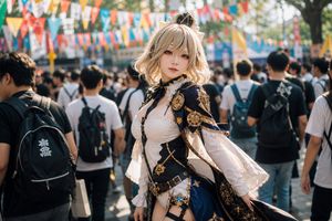 节日庆典中的写实风奇幻 Cosplayer