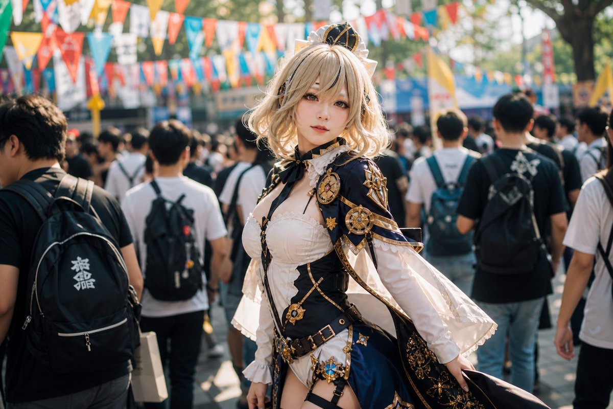 节日庆典中的写实风奇幻 Cosplayer