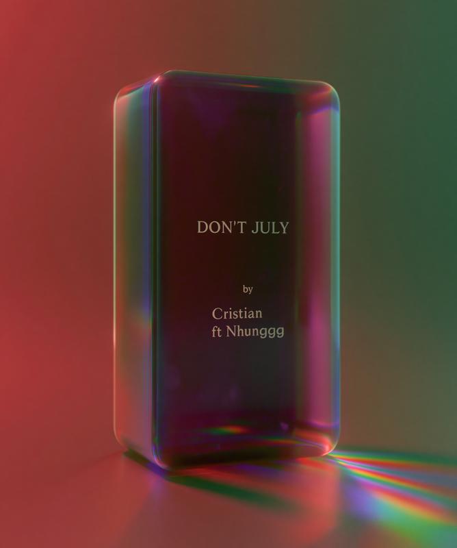 a visually striking graphic with a refractive hollow rectangular...