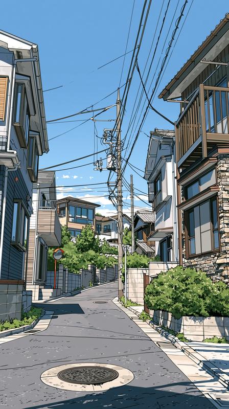 The image is an anime-style illustration a photograph taken...